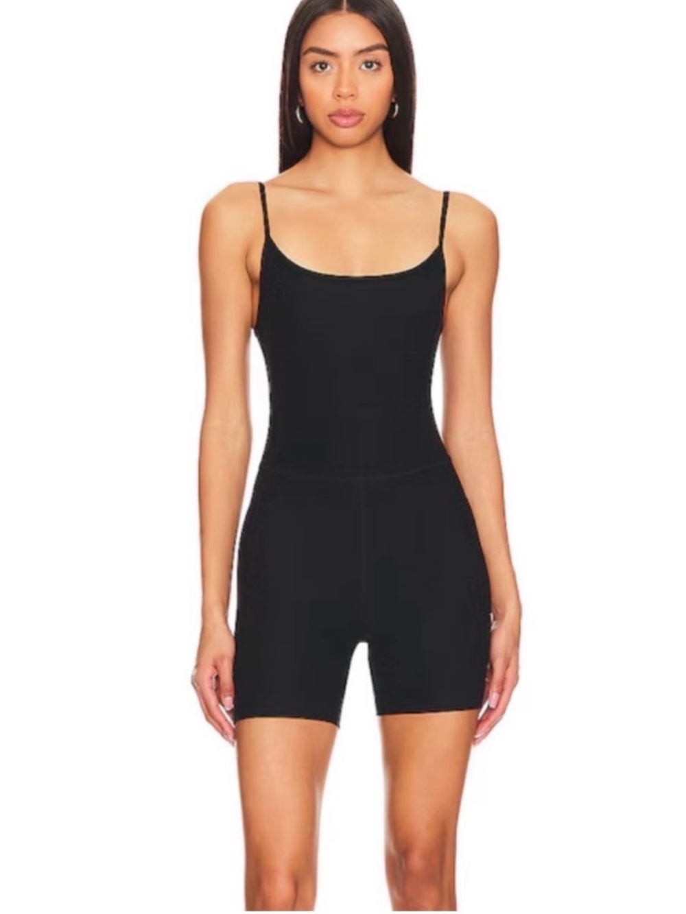 Beyond Yoga Spacedye Keep Pace Romper Black XS Athletic Bodysuit Shorts